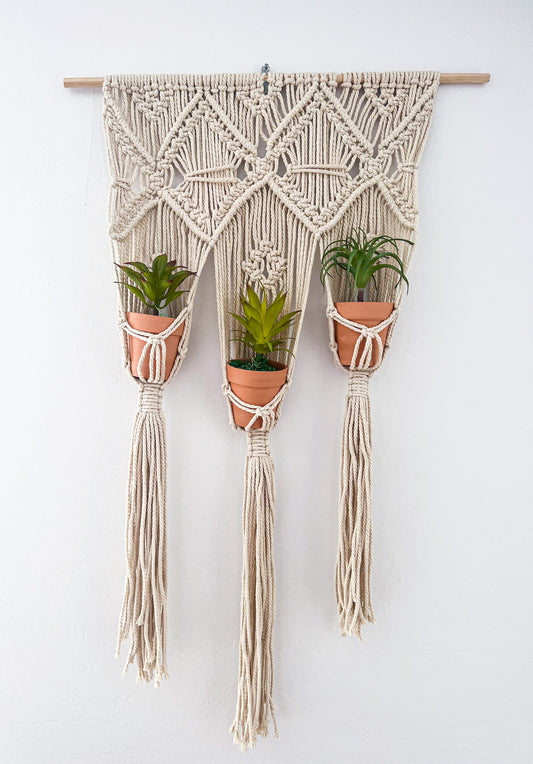 Tri-Plant wall hanger